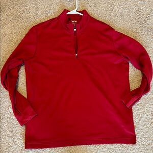 Adidas Men's Red Quarter-Zip
